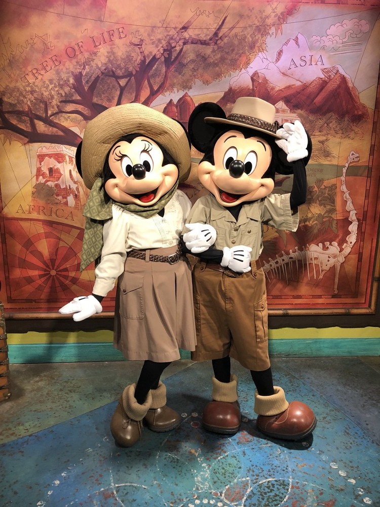 Encuentro con Mickey y Minnie en Disney's Animal Kingdom
