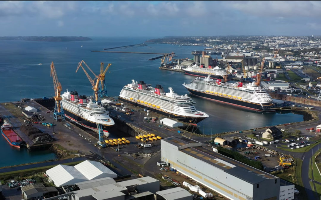 Los 4 barcos unidos por primera vez