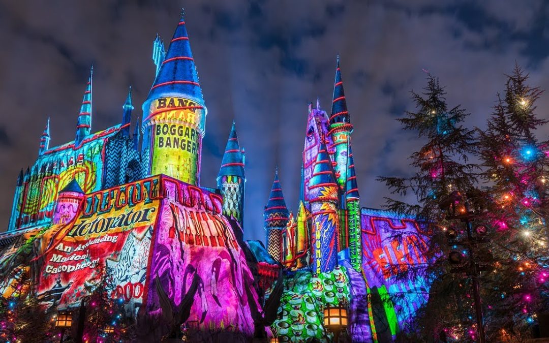 Hogwarts Castle Harry Potter Hogsmeade callejon Diagon Navidades en Universal Orlando Islands of Adventure viaje barato mejores precios descuentos hoteles entradas