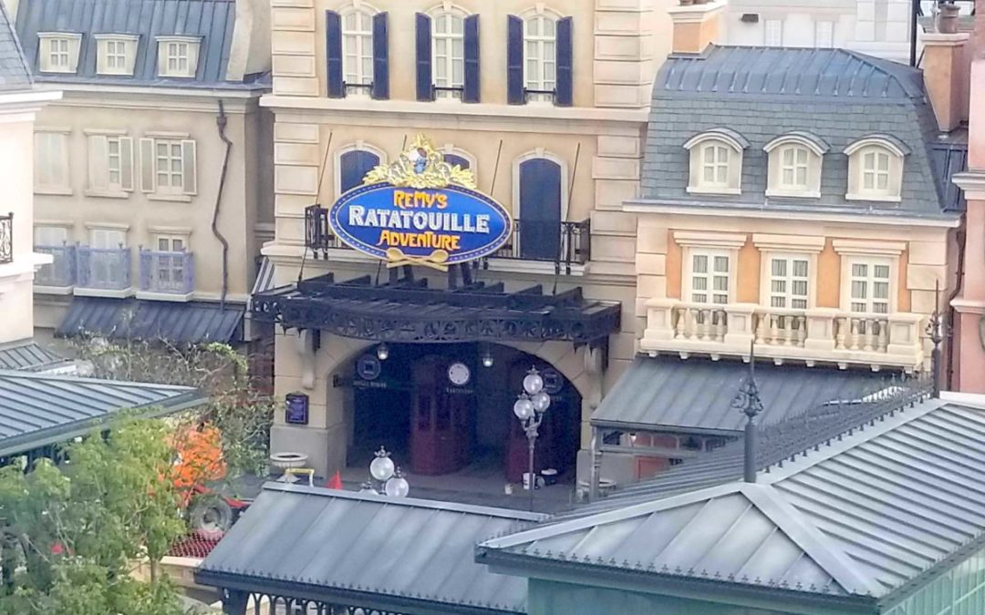 Remy’s Ratatouille Adventure en pabellon de Francia en Epcot cartel nuevas atracciones novedades trucos rumores Walt Disney World