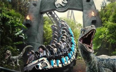 Concept Art Jurassic World Velocicoaster