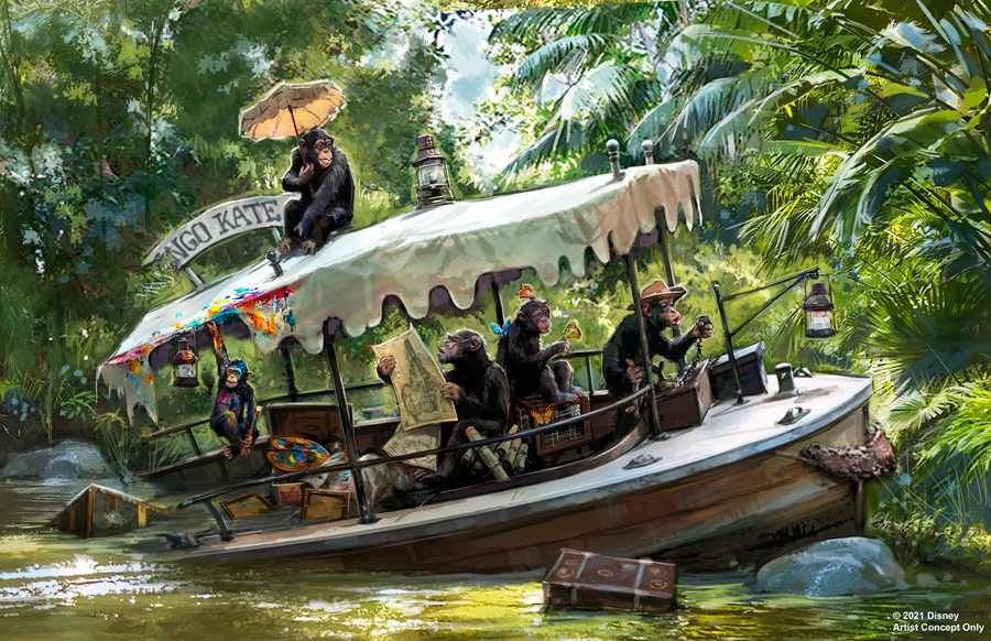 Cambios en la historia de Jungle Cruise